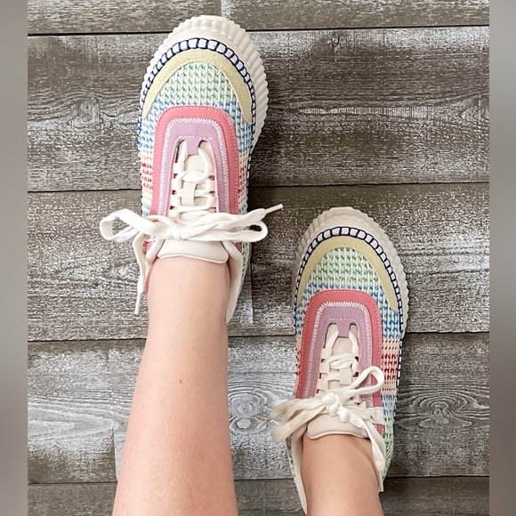 corkys footwear adventure woven platform sneaker in multi color - Picture 3 of 10